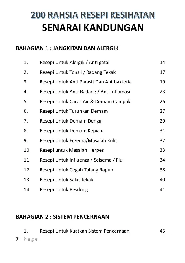 Kandungan 1